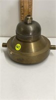 5.5IN VINTAGE SOLID BRASS FIRE HYDRANT CAP