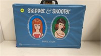 1965 SKIPPER & SKOOTER DOLL CASE 16X10