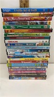 23 CHILDRENS DVDS - SOME DISNEY - USED 1 NEW
