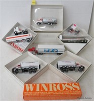 5 Winross Trucks