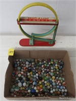 Antique Marbles and Shoot-a-Loop Marble Game