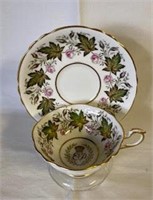 Paragon bone china cup and saucer "To Commemorate
