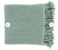 Oldham Cotton Throw (Teal) (1PC)