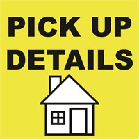 PICK UP DETAILS - Address Details