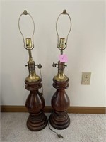 2x Vintage Lamps