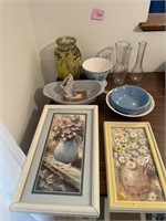2x Framed Art Lot with Extras