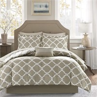 Merritt Complete Bed & Sheet Set Queen Taupe