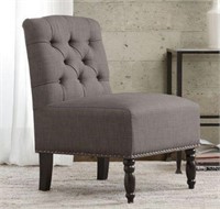 Madison Park Serena Accent Chair, Grey