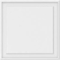 Legacy Raised PVC Wall Paneling in White 18"x18"