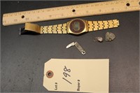 Vintage watch, knife, and more