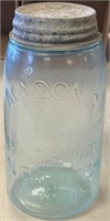 VINTAGE MASON JAR PATENT 1858 NO. 8 / SHIPS