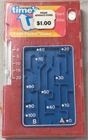 1975 TOMY POCKET TIMES UP GAME / 5" / SHIPS