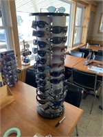 36 pairs of Sunglasses on spin display