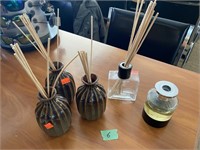 Incense bottles with scent sticks