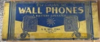 VINTAGE WALL PHONES BATTERY OPERATED ORIGINAL BOX