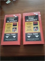 2 Fire Blankets - NEW
