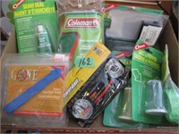 Lot of camping items