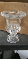 Glass candle holder