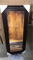 Eruption II Framed Abstract w Wood Frame