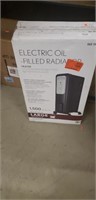 Large electric oil filled radiator heater