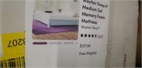 8 " medium gel memory foam  mattress  twin