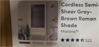 Cordless lyft bamboo shade