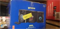 Onn. 200 W groove CD stereo system
