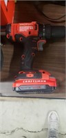 Craftsman power tools drill with batteries and