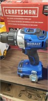 Kobalt brushless cordless drill with battery pack