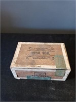 Royal seal cigar box