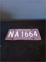 1964 License plate