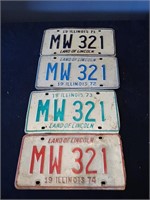 1971-74 license plate