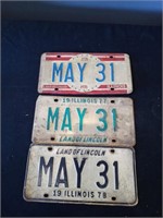 1976-78 license plate