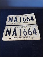 1967 license plate