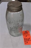 Mason Jar w/Zinc Lid