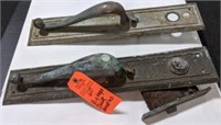 Pair of Vintage Door Handles