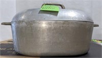 Heavy Wagner Ware Covered Roaster