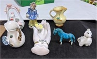 Assorted Figurines Marked Japan