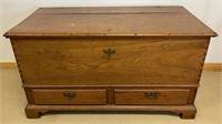 STUNNING 1820’S SOLID WALNUT BLANKET CHEST