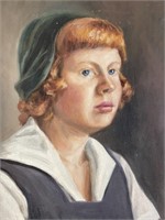 EARLY MARJORY DONALDSON (ROGERS) PAINTING - 1947