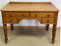 BEAUTIFUL 1840’S CURLEY MAPLE SHERATON DESK