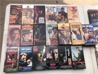50 Clint Eastwood vhs movies