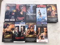 23 VHS Stallone & Schwarzenegger movies