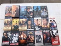 20 VHS Mel Gibson movies