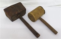 Wood Chisel Mallets (2) Primitive