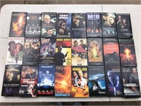 24 VHS action movies