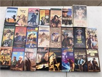 23 old VHS western movies