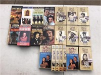 20 VHS westerns movies