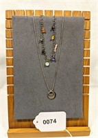 Sterling Silver Necklace & Anklet Gemstones