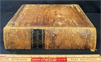 1829 LEATHER BOUND HARDCOVER BIBLE